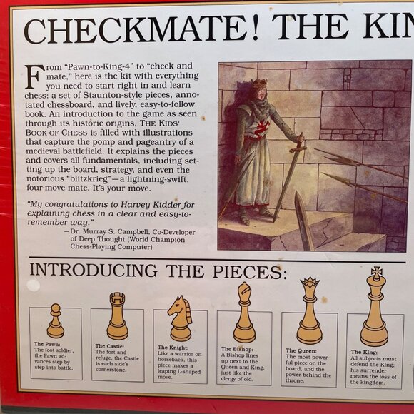 The Kids Book Of Chess & Chess Set By Harvey Kidder - Picture 5 of 9